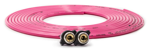Tire Inflator Hose Replacement 288 Inch W/2 Quick Release Chucks Pink UP Down Air