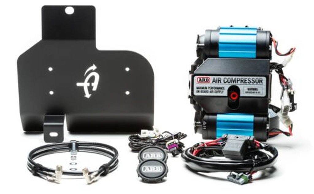 Jeep JL Air Compressor Bracket And Hardware For 18-20 Jeep Wrangler JL Skid Plate for ARB Dual Air Air Compressor Black UP Down Air