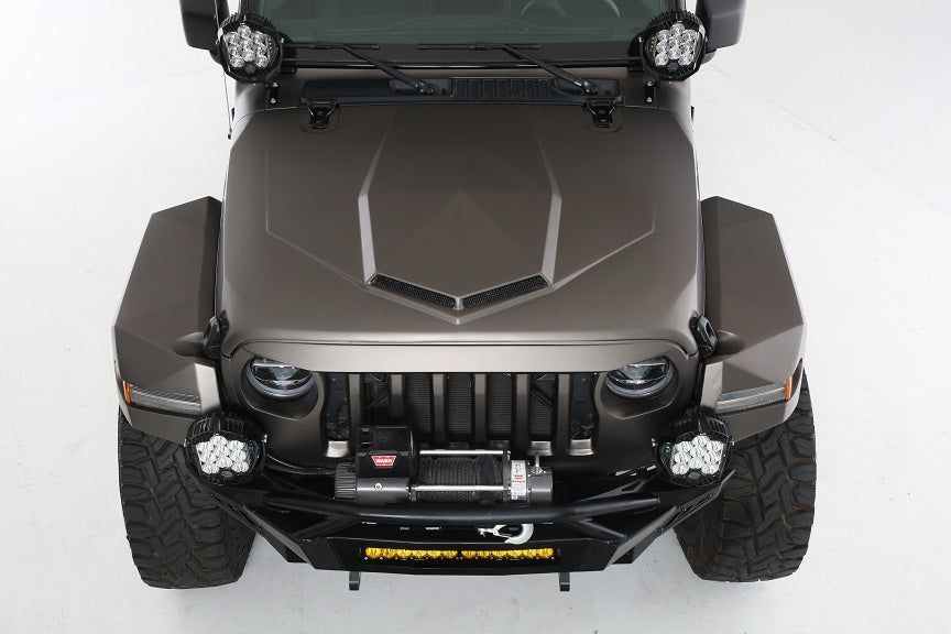 2018-2022 Jeep JL FiberwerX “Stealth” Hood