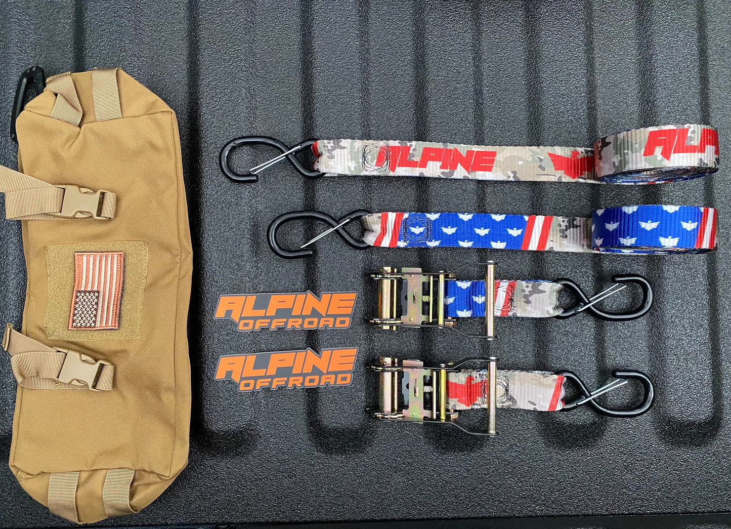 XL Stars and Camo Universal Tie Downs (Pair)