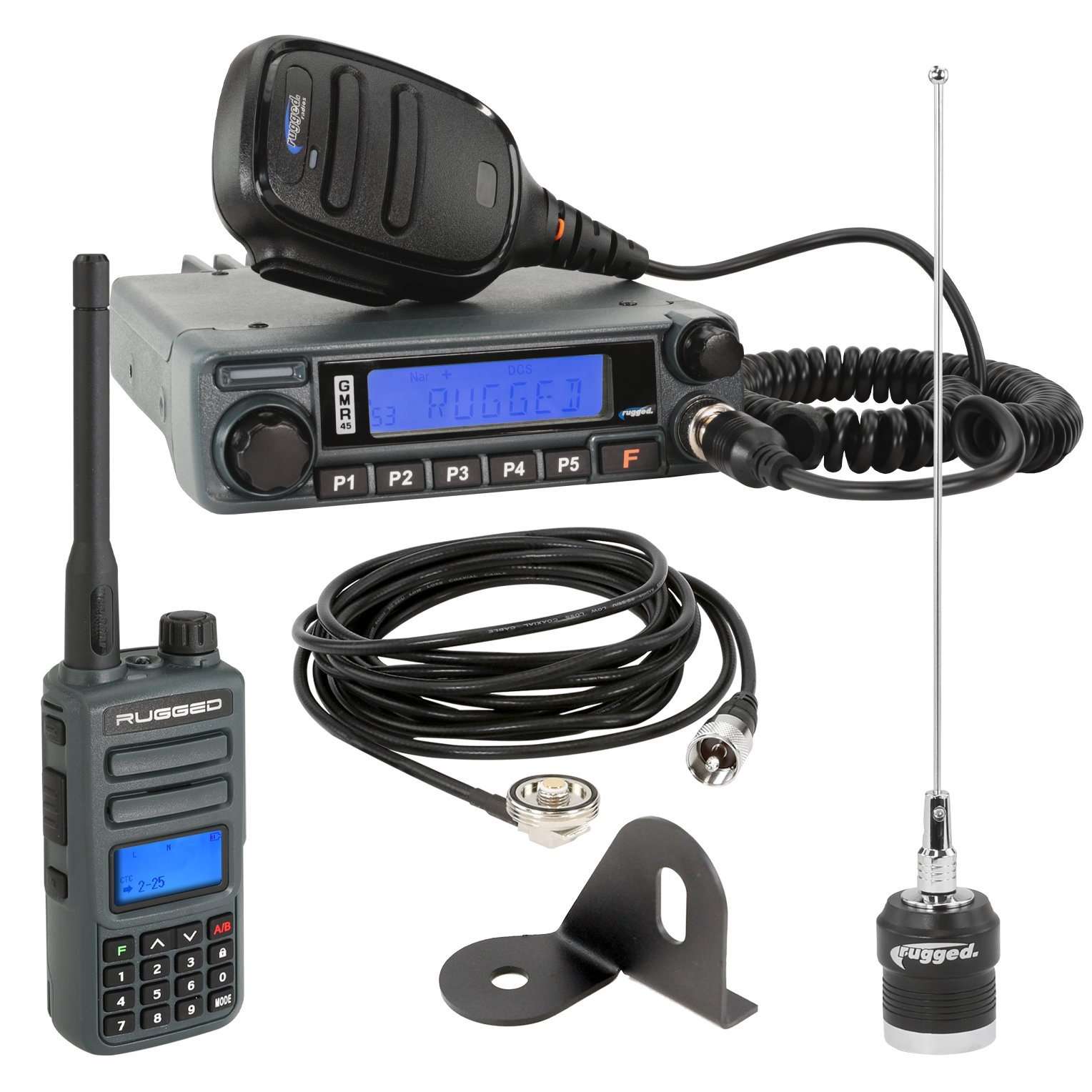 Jeep Radio Kit - GMR45 GMRS Mobile Radio and GMR2 Handheld